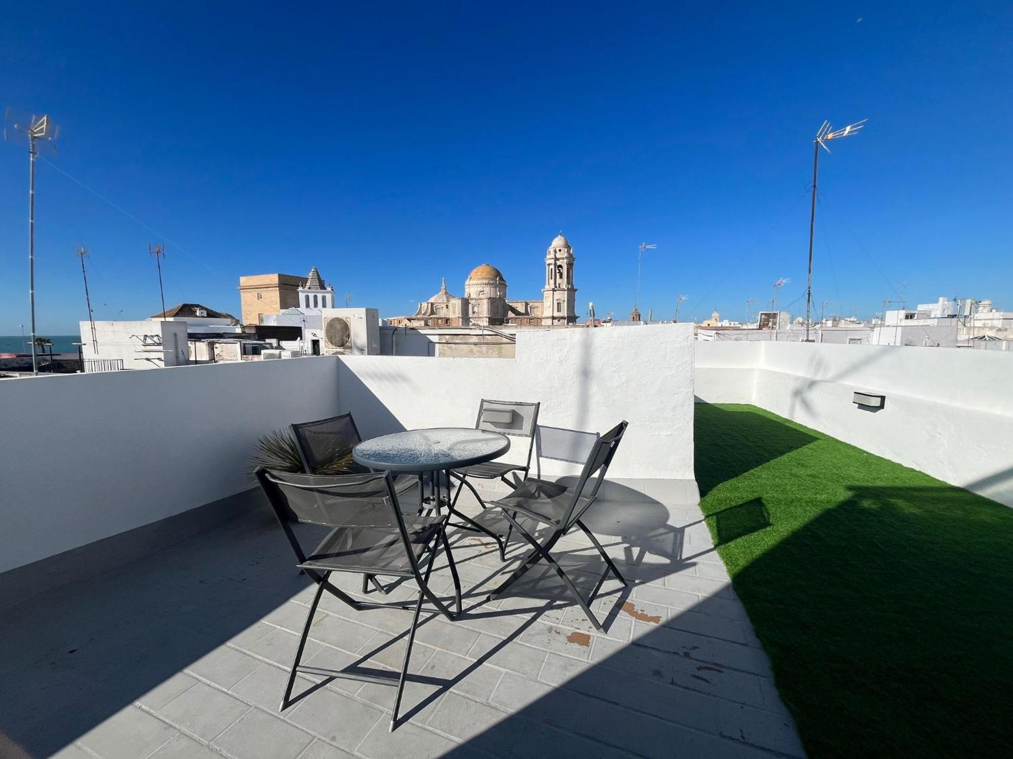 Ferienwohnung Hidden Gem Penthouse El Meson Cádiz Exterior foto
