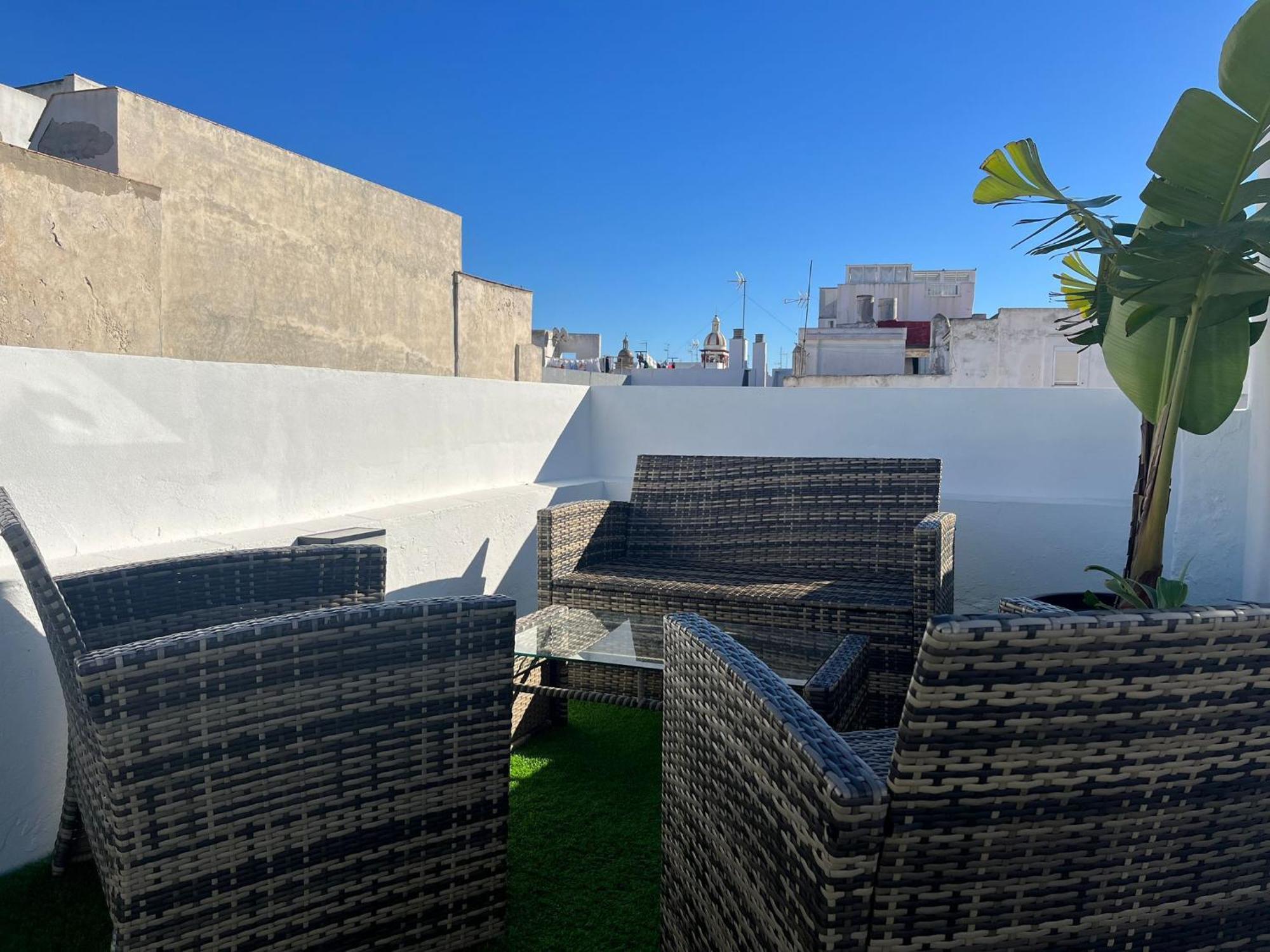 Ferienwohnung Hidden Gem Penthouse El Meson Cádiz Exterior foto